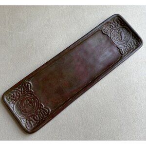 Tiffany Studios New York "Zodiac" Bronze Pen Tray 1000